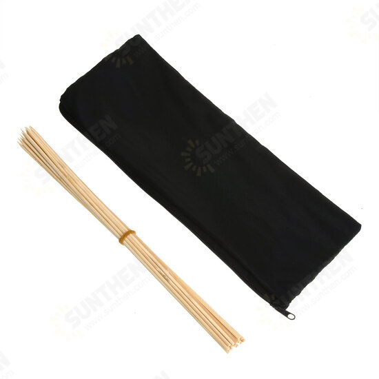 BBQ Roasting Sticks Extendable Design Wooden Handle Smores Kit for Fire Pit Sticks for Fire Pit