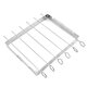 Portable Barbecue BBQ Rack Stainless Steel Skewer Meat Foods Grill Camping Tool