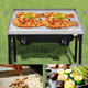 Stainless Steel Griddle Flat Top Cooking BBQ Grill Heat Distribution Stoves Stainless Steel Griddle Flat Top Cooking BBQ Grill Heat Distribution Stoves