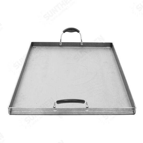 Stainless Steel Griddle Flat Top Cooking BBQ Grill Heat Distribution Stoves