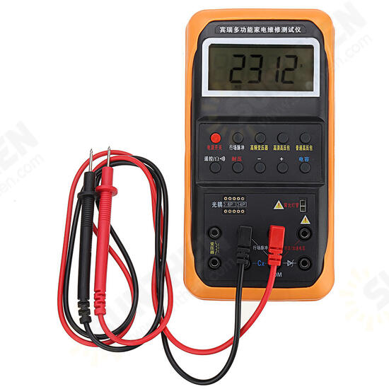 BR886A 100V-240V Multifunction Home Appliance Tester Measuring Backlight Regulator Optical Lotus High Voltage Pack Remote Control Decoder Multimeter