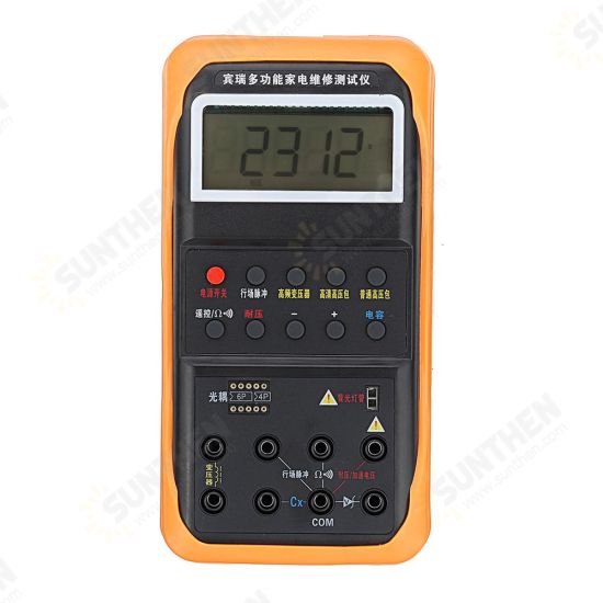 BR886A 100V-240V Multifunction Home Appliance Tester Measuring Backlight Regulator Optical Lotus High Voltage Pack Remote Control Decoder Multimeter