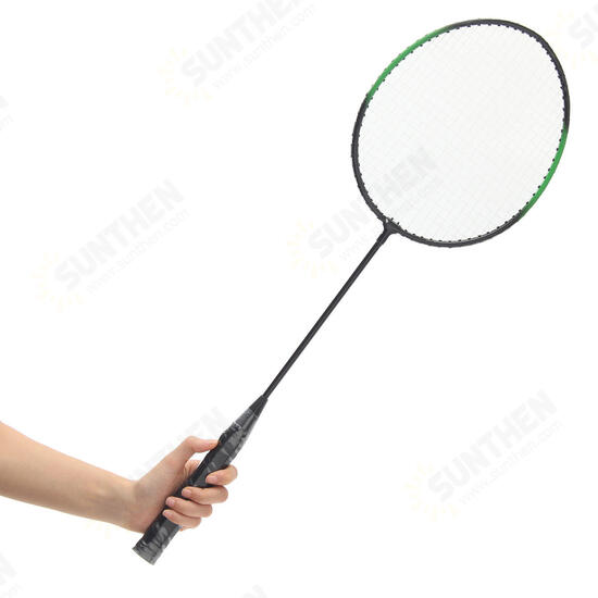 4-Player Aluminum Alloy Racket Professional Badminton Set with Net Carry Bag