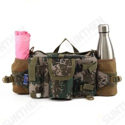 1000D Nylon Cycling Waist Bag Portable Storage Bag Shoulder Bag Double Kettle Side Bag for Camping Biking Climbing Fishing 1000D Nylon Cycling Waist Bag Portable Storage Bag Shoulder Bag Double Kettle Side Bag for Camping Biking Climbing Fishing