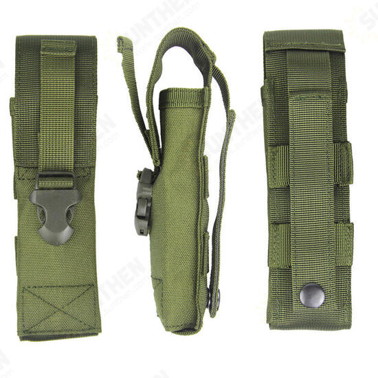 1000D Nylon Flashlight Tactical Bag Multi Functional Molle Pouch Camping Hunting Waterproof Toolkit