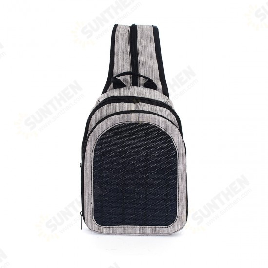 1000mAh 5V 5W USB Solar Eemergency Charging Bag Outdoor Travel Portable Solar Storage Bag