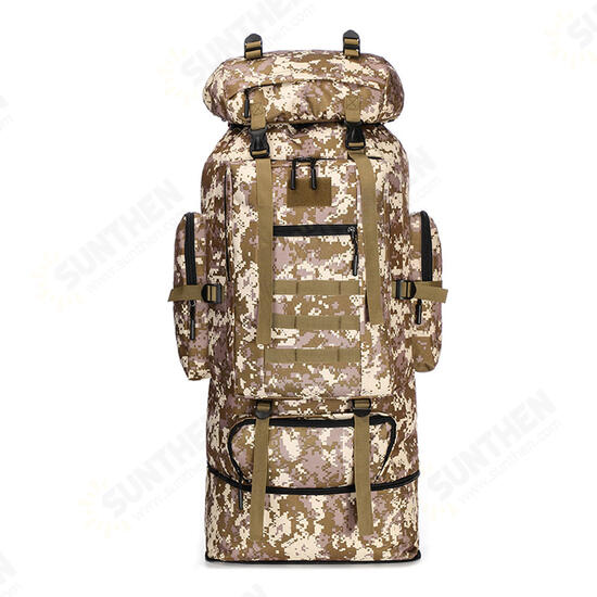 100L Large Capacity Military Tactical Backpack Outdoor Hiking Climbing Camping Bag Travel Rucksack