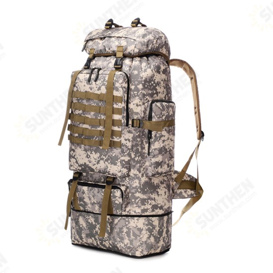 100L Large Capacity Tactical Backpack Camping Climbing Hunting Waterproof Rucksack