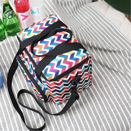 10L Picnic Bag Thermal Insulated Thermal Cooler Insulated Tote Lunch Food Container BBQ Storage Box