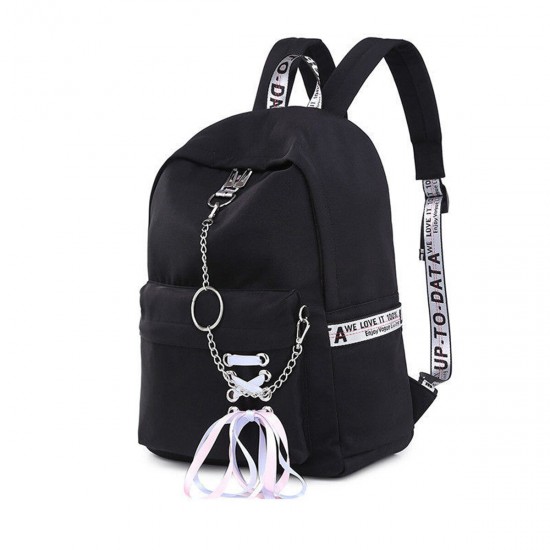 12L/18L Women USB Port Backpack Waterproof School Shoulder Bag Teenager Girls Handbag Outdoor Travel
