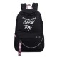 15.6 Inch Anti-Theft Laptop USB Backpack Luminous Outdoor Travel School Bag Men Women 15.6 Inch Anti-Theft Laptop USB Backpack Luminous Outdoor Travel School Bag Men Women