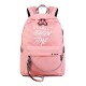 15.6 Inch Anti-Theft Laptop USB Backpack Luminous Outdoor Travel School Bag Men Women 15.6 Inch Anti-Theft Laptop USB Backpack Luminous Outdoor Travel School Bag Men Women