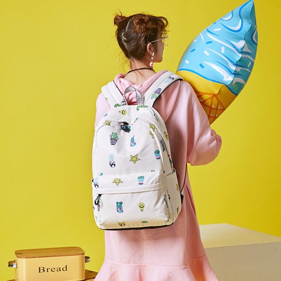 15.6 Inch Women Girl Backpack School Shoulder Laptop Bag Travel Satchel Handbag Outdoor Travel