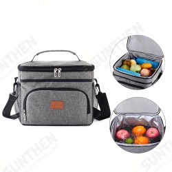 15L Insulated Picnic Bag Thermal Food Container Handbag Lunch Bag Outdoor Camping Travel 15L Insulated Picnic Bag Thermal Food Container Handbag Lunch Bag Outdoor Camping Travel