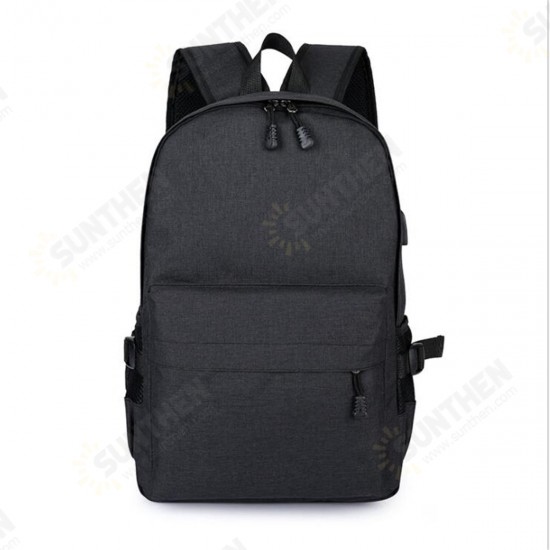 15L Outdoor USB Anti-theft Backpack Rucksack Laptop Bag School Shoulder Bag Camping Travel