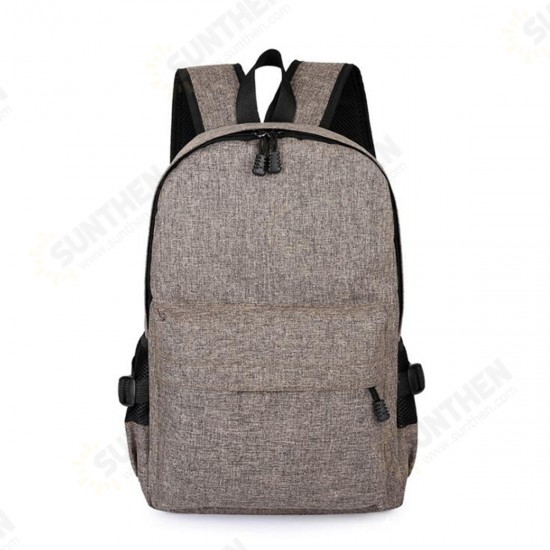 15L Outdoor USB Anti-theft Backpack Rucksack Laptop Bag School Shoulder Bag Camping Travel