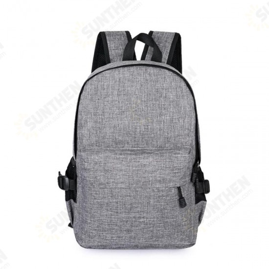 15L Outdoor USB Anti-theft Backpack Rucksack Laptop Bag School Shoulder Bag Camping Travel