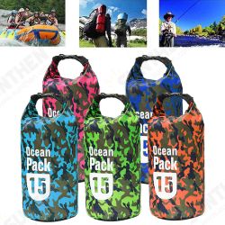 15L Waterproof Bag Camping Rafting Storage Dry Bag Swimming Bag Lightweight Diving Floating Bag 15L Waterproof Bag Camping Rafting Storage Dry Bag Swimming Bag Lightweight Diving Floating Bag