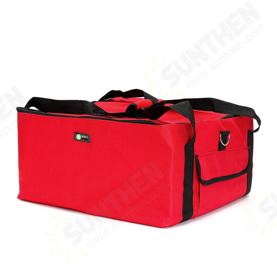 16inch Pizza Insulated Thermal Picnic Bag Food Delivery Pouch Oxford Cloth Aluminium Foil