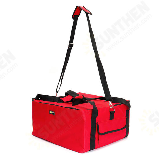 16inch Pizza Insulated Thermal Picnic Bag Food Delivery Pouch Oxford Cloth Aluminium Foil 16inch Pizza Insulated Thermal Picnic Bag Food Delivery Pouch Oxford Cloth Aluminium Foil