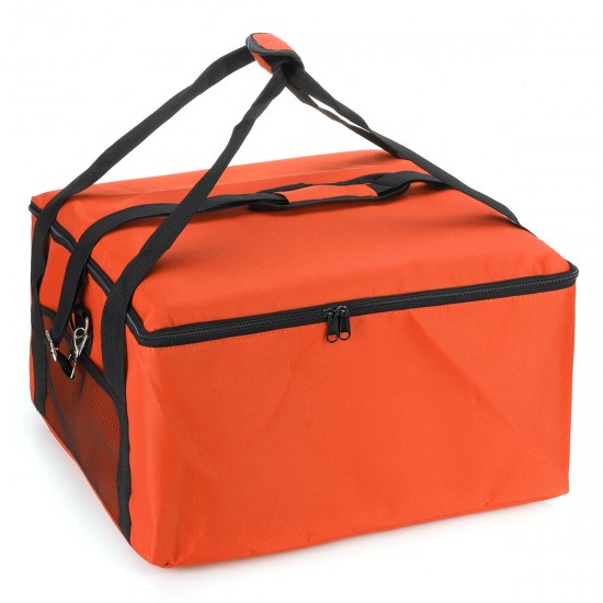 16inch Waterproof Pizza Insulated Bag Cooler Bag Insulation Folding Picnic Portable Ice Pack Food Thermal Delivery Bag