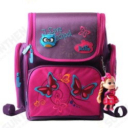 18L Girls Kids Cartoon School Bag Reflective Safety Waterproof Children Backpack With Doll Pendant 18L Girls Kids Cartoon School Bag Reflective Safety Waterproof Children Backpack With Doll Pendant