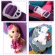 18L Girls Kids Cartoon School Bag Reflective Safety Waterproof Children Backpack With Doll Pendant