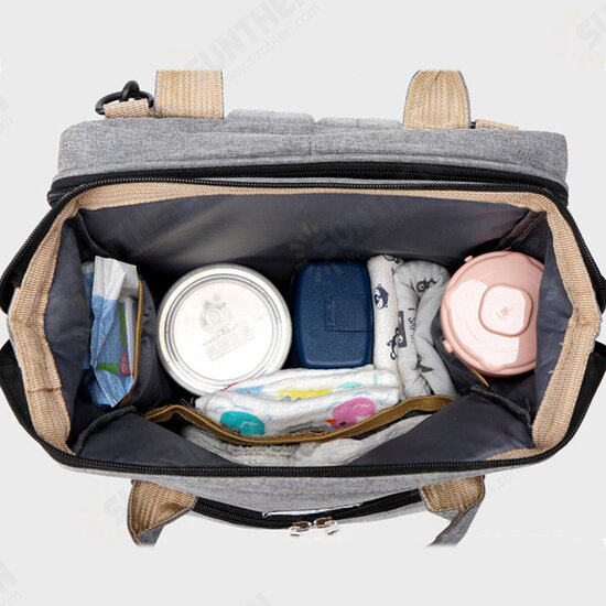 2 IN 1 Foldable Diaper Bag Large Capacity Baby Crib Backpack Nappy Mummy Bags For Mom Outdoors Travel 2 IN 1 Foldable Diaper Bag Large Capacity Baby Crib Backpack Nappy Mummy Bags For Mom Outdoors Travel