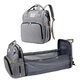 2 IN 1 Foldable Diaper Bag Large Capacity Baby Crib Backpack Nappy Mummy Bags For Mom Outdoors Travel 2 IN 1 Foldable Diaper Bag Large Capacity Baby Crib Backpack Nappy Mummy Bags For Mom Outdoors Travel