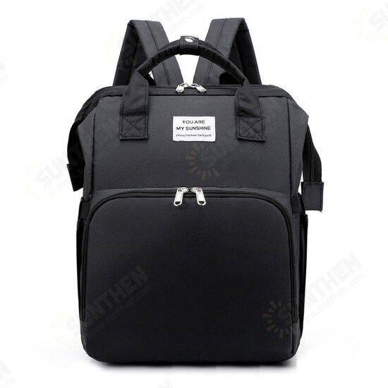 2 IN 1 Foldable Diaper Bag Large Capacity Baby Crib Backpack Nappy Mummy Bags For Mom Outdoors Travel 2 IN 1 Foldable Diaper Bag Large Capacity Baby Crib Backpack Nappy Mummy Bags For Mom Outdoors Travel