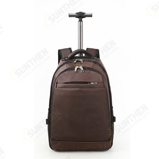 20 inch Wheeled Laptop Trolley Traveling Suitcase Luggage Bag Portable Men Backpack Women Rucksack