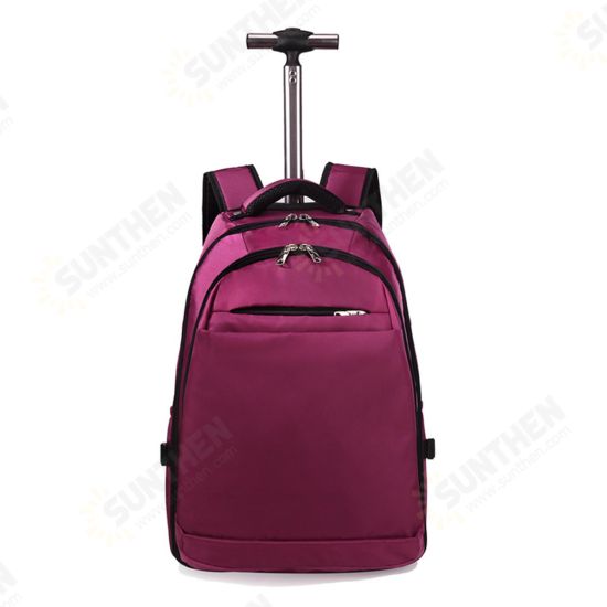 20 inch Wheeled Laptop Trolley Traveling Suitcase Luggage Bag Portable Men Backpack Women Rucksack