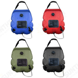 20L Portable Solar Heated Shower Water Bathing Bag Outdoor Camping Hiking Water Bag With Temperature Display Outdoor Shower Accessories 20L Portable Solar Heated Shower Water Bathing Bag Outdoor Camping Hiking Water Bag With Temperature Display Outdoor Shower Accessories