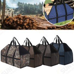 210D Oxford Cloth Firewood Carrier Bag Wood Holder Storage Bag Tote Organizer Outdoor Camping Picnic BBQ 210D Oxford Cloth Firewood Carrier Bag Wood Holder Storage Bag Tote Organizer Outdoor Camping Picnic BBQ