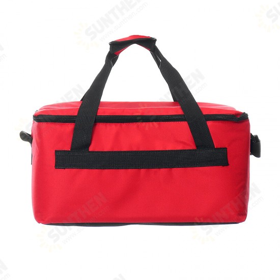 21/47L Thicken Insulated Bag Insulated Hot Food Pizza Takeaway Bag Waterproo Shoulder Bag