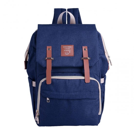 21L USB Mummy Backpack Waterproof Baby Nappy Diaper Bag Shoulder Handbag Outdoor Travel