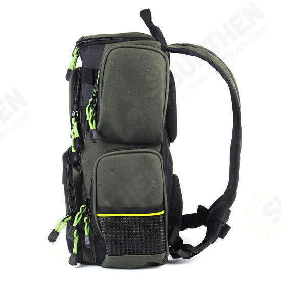 22/64L Backpack Fishing Bag Travel Camping Storage Bag With Lure Boxes