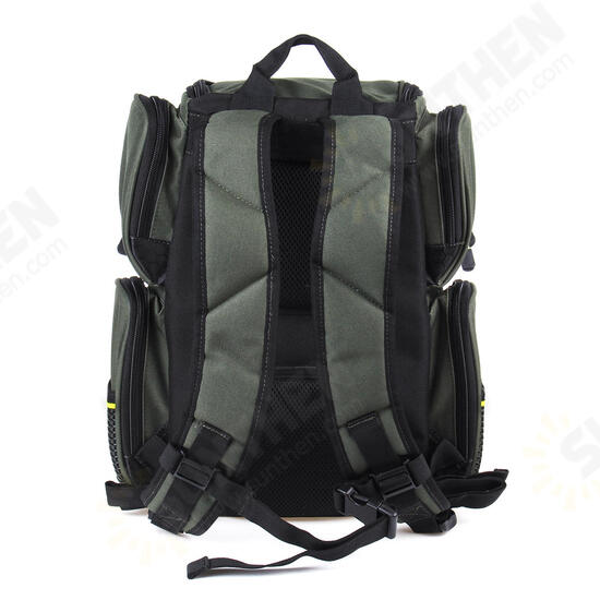 22/64L Backpack Fishing Bag Travel Camping Storage Bag With Lure Boxes