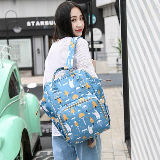 22L Waterproof Nappy Diaper Baby Change Mum Maternity Backpack Women Travel Bag Tote