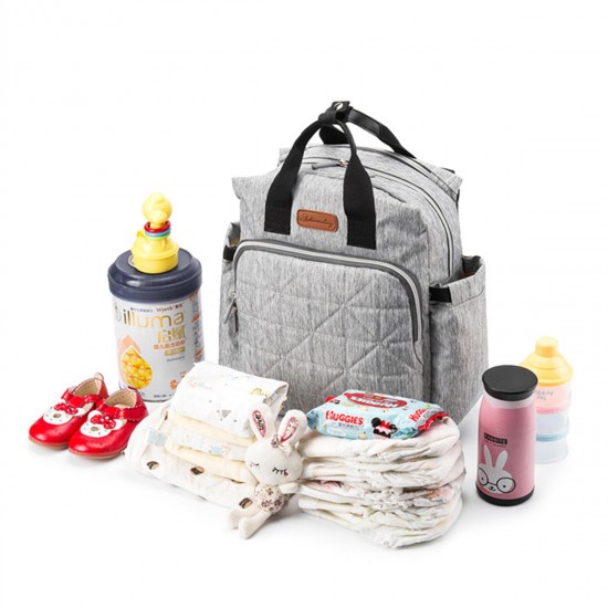 23L Mummy Backpack Waterproof Baby Nappy Diaper Bag Shoulder Handbag Outdoor Travel