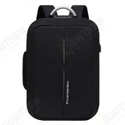 26L Oxford Cloth USB School Backpack Waterproof 15inch Laptop Bag Travel Business Bag