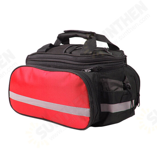 27L Bicycle Riding Package Large Capacity Waterproof Reflective Strips Outdoor Riding Bag