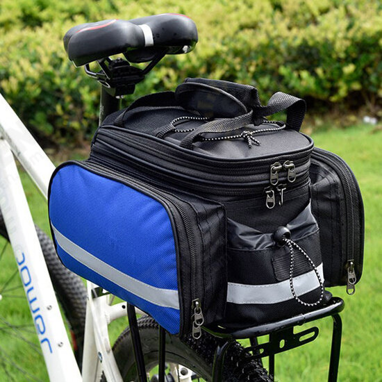 27L Bicycle Riding Package Large Capacity Waterproof Reflective Strips Outdoor Riding Bag