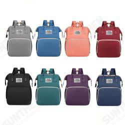 3 IN 1 Diaper Bag & Baby Crib Backpack Foldable Nappy Mommy Bags For Mom Dad With External USB Interface 3 IN 1 Diaper Bag & Baby Crib Backpack Foldable Nappy Mommy Bags For Mom Dad With External USB Interface