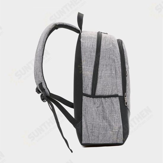 3 Pcs Backpack School Bag Laptop Bag Canvas Cross body Bags Camping Travel Handbag Pen Bag