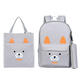 3 Pcs School Bag Sets Canvas Backpack Shoulder Bags Handbag Camping Travel Bag With Pencil Case