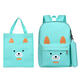 3 Pcs School Bag Sets Canvas Backpack Shoulder Bags Handbag Camping Travel Bag With Pencil Case