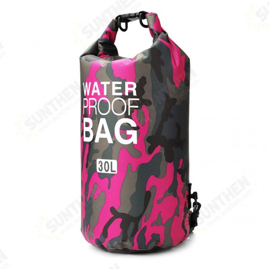 30L Outdoor Sports Waterproof Dry Bag Backpack Pouch For Floating Boating Kayaking Camping