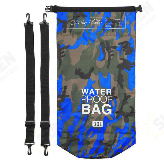 30L Outdoor Sports Waterproof Dry Bag Backpack Pouch For Floating Boating Kayaking Camping