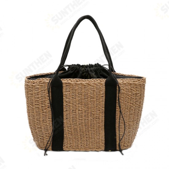 32 x 24cm Straw Bag Handbag Handmade Woven Beach Camping Travel Crossbody Bag 32 x 24cm Straw Bag Handbag Handmade Woven Beach Camping Travel Crossbody Bag